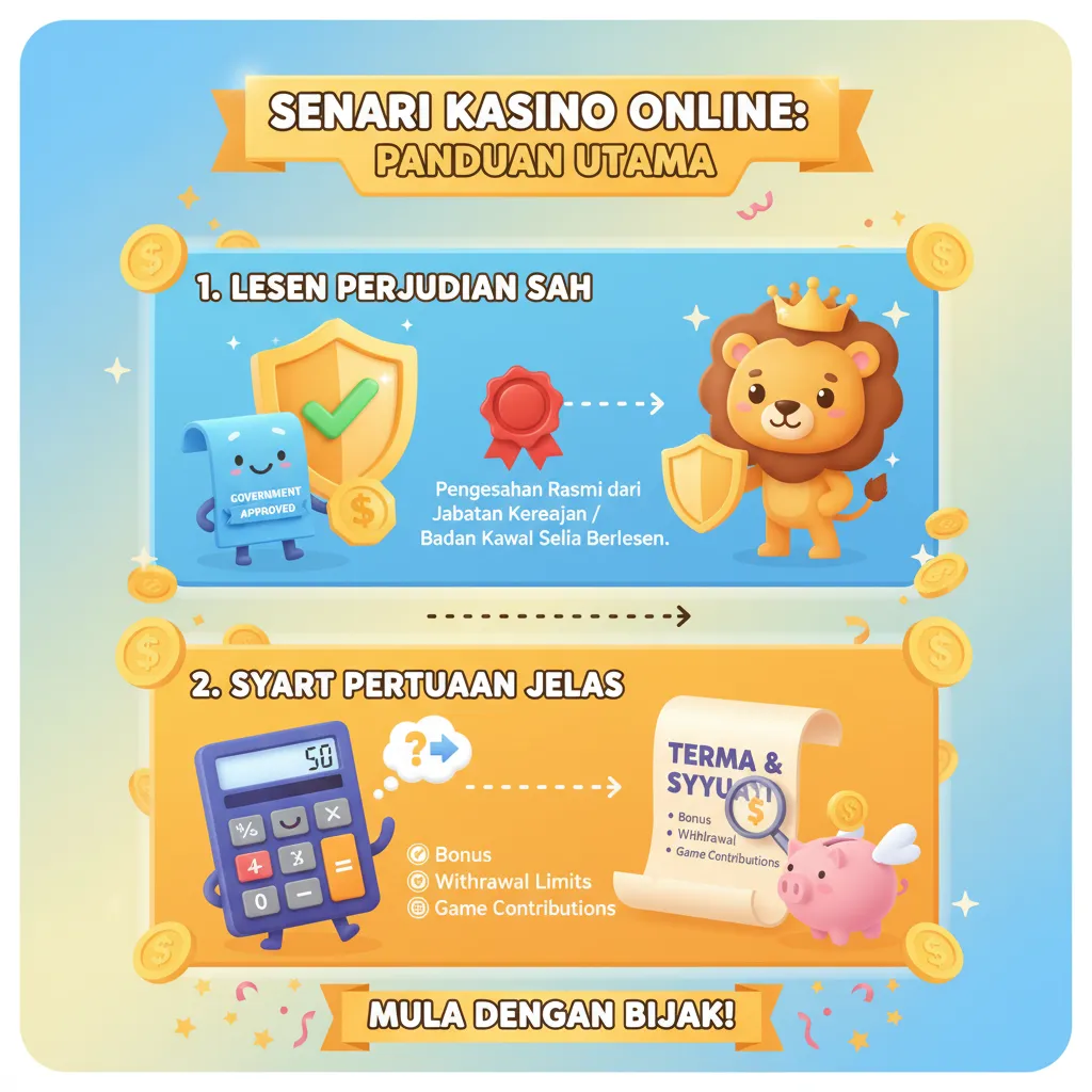 Senarai Kasino: Licensing & Wagering Requirements